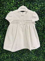 Mayoral Girls’ White Velvet Dress - 2816
