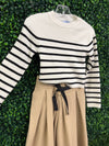 Mayoral Girls’ Stripe Sweater and Palazzo Pants Set 4014