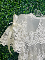 Piccolo Baccio Lace Christening Heirloom Coat