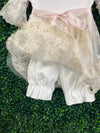 Bebe Gabrielle Girls’ Lace Changing Outfit 3857-4