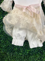 Bebe Gabrielle Girls’ Lace Changing Outfit 3857-4