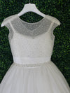 Michelina Bimbi Bolero Communion Dress with Shimmer Detail J4201
