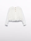 Abel & Lula Faux Shearling Lady Jacket and Skirt Set 5843
