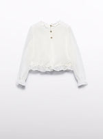 Abel & Lula Faux Shearling Lady Jacket and Skirt Set 5843