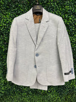 Leo & Zachary Boys Blue Two Piece Suit Set