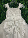 Piccolo Bacio Custom Made Couture Lace Applique Communion Dress Hannah