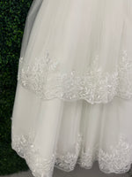 Nan & Jan Tiered Lace Long Communion Gown - Nola