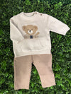 Mayoral Boys’ Bear Sweater and Chino Pant Set 2341