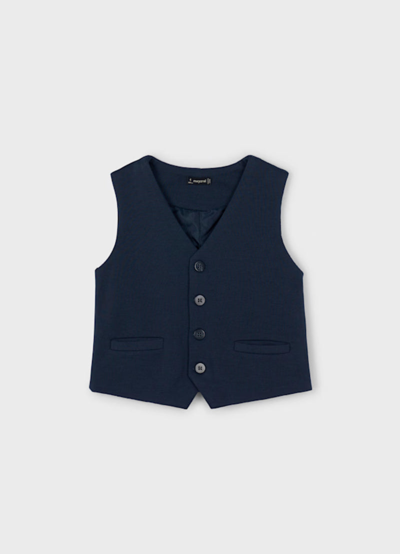 Mayoral Boys’ Navy 3 Piece Vest Set 4129