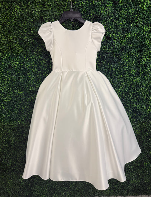 Nan & Jan Satin Circle Skirt Dress - 3081