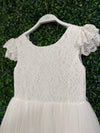 Teter Warm Lace Cap Flutter Sleeve Gown SK15