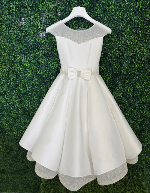Michelina Bimbi Mikado Shimmer Communion Gown J4203