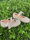 Doe A Dear Girl's Pearl and Rhinestone Shoes