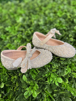 Doe A Dear Girl's Pearl and Rhinestone Shoes