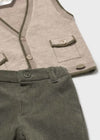 Mayoral Boys’ Three Piece Sweater Vest and Chino Pant Set 2582