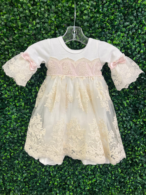 Bebe Gabrielle Girls’ Lace Changing Outfit 3857-4