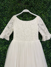 Teter Warm 3/4 Sleeve Lace Gown GS06