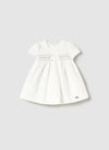 Mayoral Girls’ White Velvet Dress - 2816