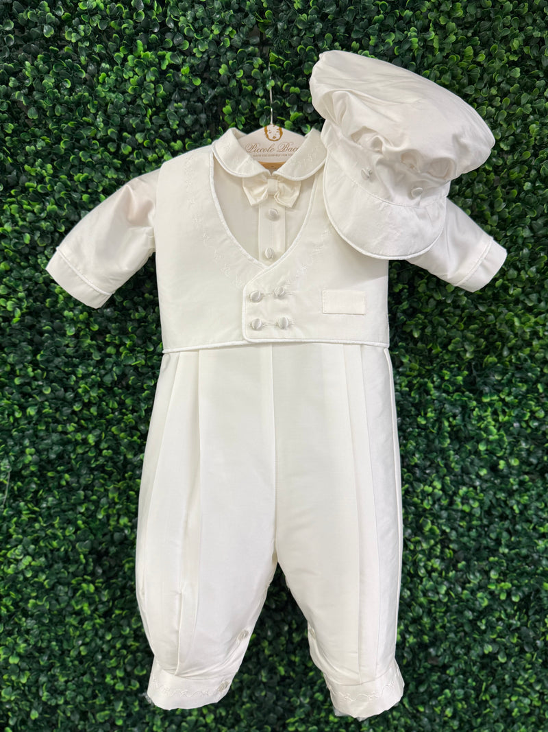 Piccolo Bacio Boys’ Baptism Outfit Willie