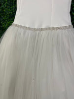 Christie Helen Girls’ Halter Rhinestone Tulle Gown- Sample Sale