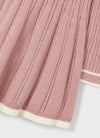 Mayoral Rose Pleated Knit Dress 4920