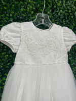 Princess Daliana Embroidered and Pearl Christening Gown Y2051U