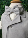 Michelina Bimbi 4 Piece Gray Linen Shorts and Vest Outfit