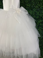 Piccolo Bacio Couture Mikado Tulle Tiered Gown Joan