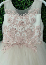 Tip Top Light Pink Lace and Tulle Dress 5818
