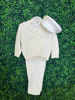 Michelina Bimbi 5 Piece Baptism Outfit with Cap