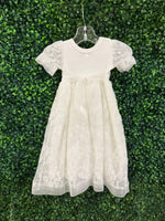 Macis Design Girls’ Cotton and Lace Dedication Gown 381