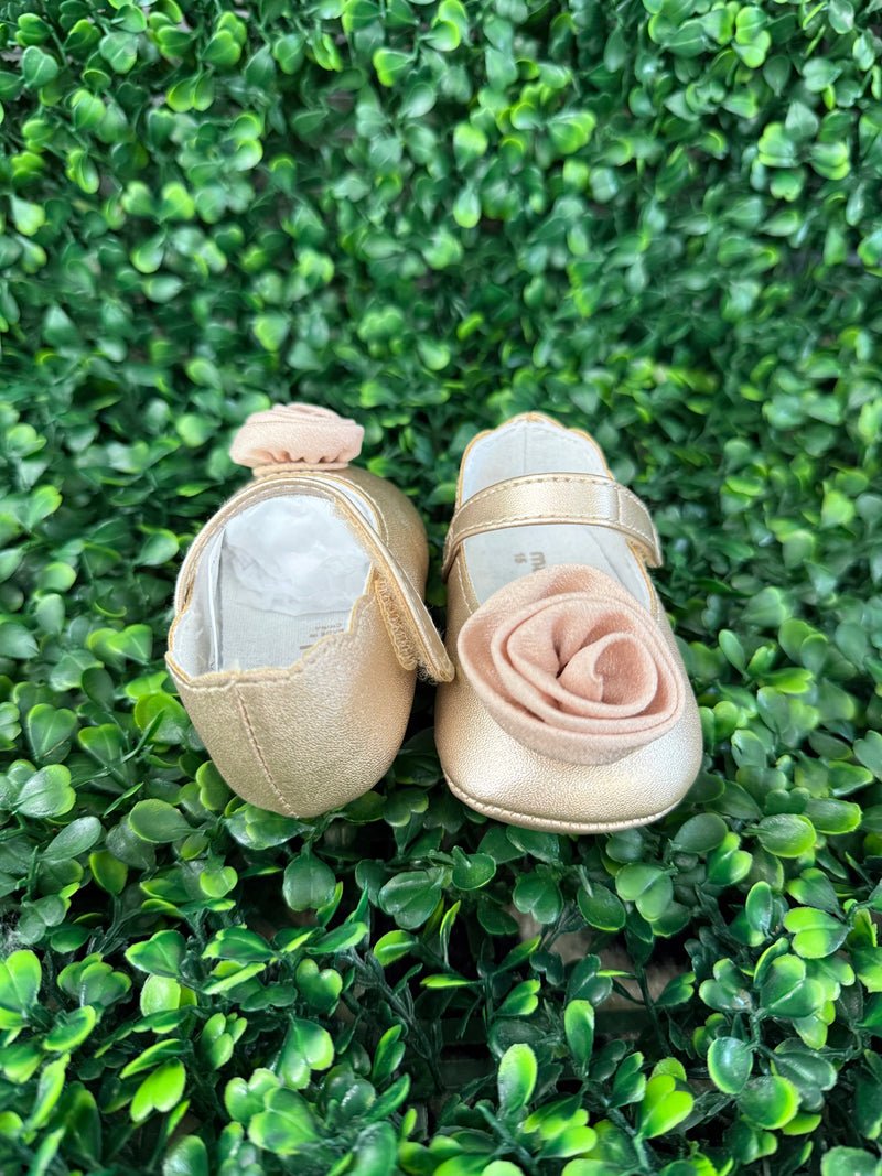 Mayoral Girls’ Infant Bronze Rose Mary Janes - 9960