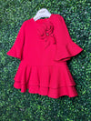 Bimbalo' Made In Italy Girls’ Ruffle Rosette Dress
