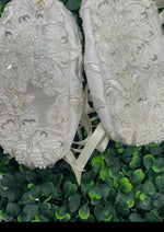 Christie Helene Couture "Mink Float" Christening Dress