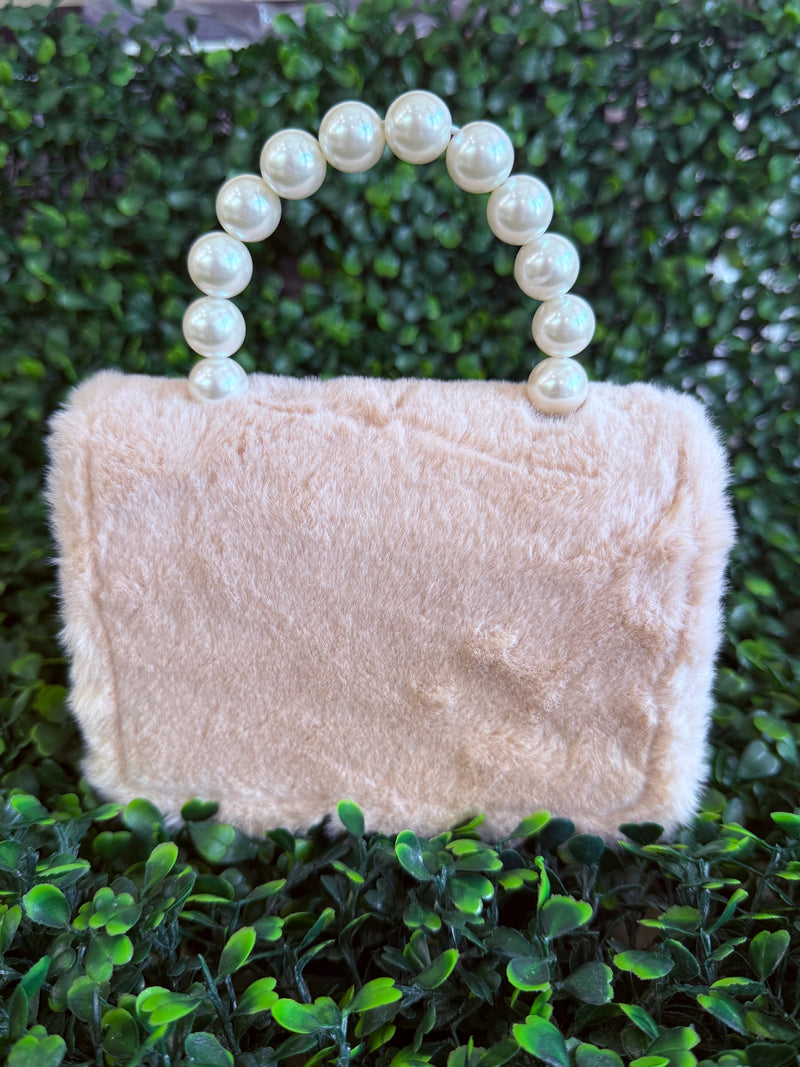 Girls’ Faux Fur Crossbody Bag