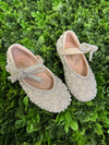 Doe A Dear Girl's Pearl and Rhinestone Shoes