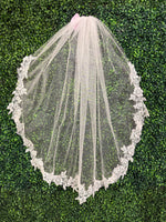 Nan & Jan Lace Communion Dress with beaded Flower - Eloise