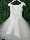 Michelina Bimbi Tiered Shimmer Gown J4213