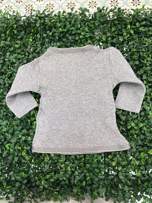 Sippy Baby Boys' Pima Cotton Grey 3pc Set