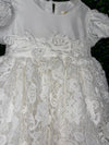 Macis Design Girls’ Crochet Lace Christening Gown