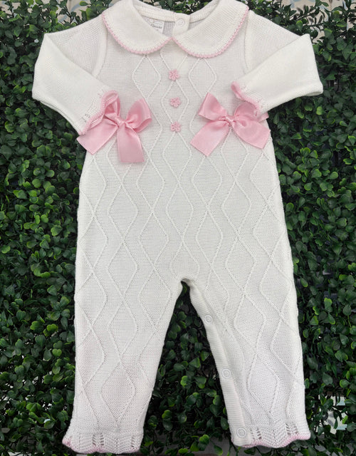 Dolce Goccia Girls’ Pink Knit Cotton 4 pc Set