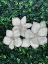 Nan & Jan Lace Penelope Communion Organza Dress with Rhinestone Flower