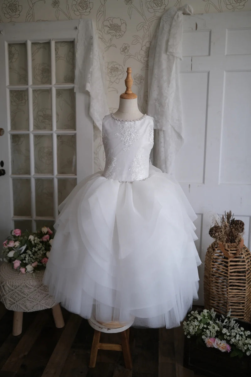 Christie Helene Tiered Organza Skirt Tabitha