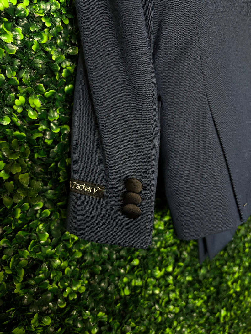 Leo & Zachary Boys' Navy Tuxedo Set