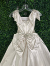 Piccolo Bacio Couture Ivory Satin and Lace Gown Elise