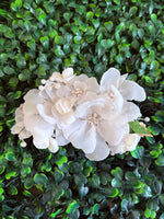 Best Seller! Organza Pearl and Rhinestone Floral Clip