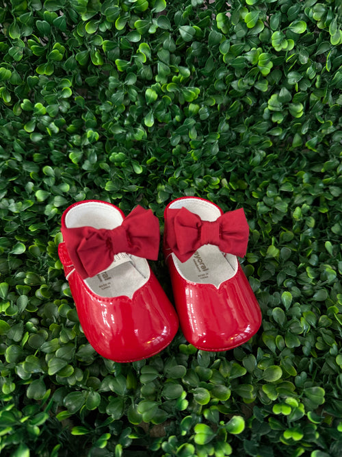 Mayoral Girls’ Infant Red Bow Mary Janes - 9961