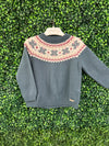 Martin Aranda Boys’ Green Knit Sweater and Corduroy 3 Piece Set