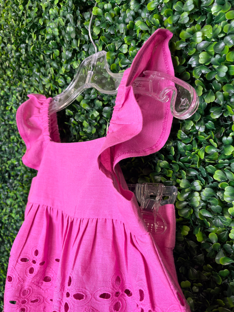 Mayoral Girls’ Fuchsia Linen Two Piece Set 