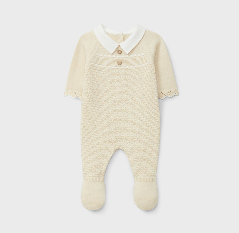 Dr. Kid Infant Boys’ Beige 2 Piece Outfit DK134